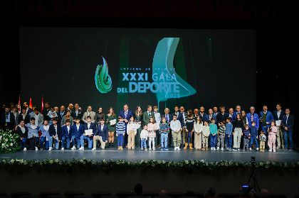 Lorca celebra el talento, la superacin y el compromiso con el deporte en la 31 Gala del Deporte Lorquino