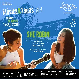 El do murciano ''She Robin'' actuar este prximo viernes 23 de agosto en el Castillo de Lorca dentro de la programacin veraniega ''Msica & Tapas''