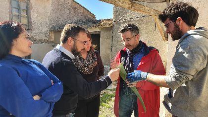 El alcalde de Lorca visita la Fundacin Castillo de Chuecos