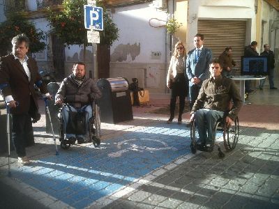 El Ayuntamiento de Lorca pone en marcha en www.lorca.es un servicio para localizar las 125 plazas de aparcamiento para personas con discapacidad fsica