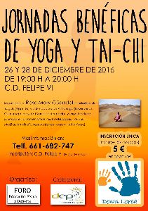 El Complejo Deportivo Felipe VI acoger la prxima semana unas jornadas solidarias de yoga y tai-chi en beneficio de Down Lorca