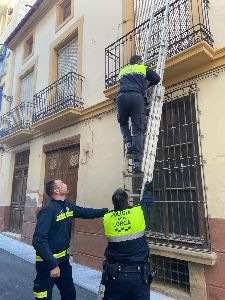 La Polica Local detiene a una persona por un delito de tentativa de robo con fuerza en una vivienda en Lorca