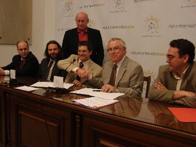 Francisco Jdar y Jos Cobacho firman un convenio para que Lorca acoja una sede permanente de Extensin Universitaria de la Universidad de Murcia