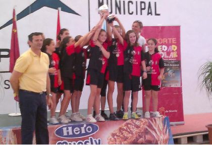 Las chicas del Prez de Hita y los chicos del Pasico Campillo, campeones regionales de deporte en edad escolar en categora alevn
