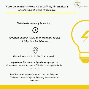 La Via, Almendricos y Aguaderas sufrirn el mircoles la interrupcin del suministro de luz por la ampliacin de la red elctrica