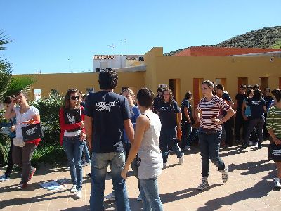 El albergue de Puntas de Calnegre fue escenario el pasado fin de semana del encuentro de formacin de corresponsales juveniles de la Regin de Murcia