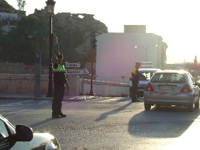 Tres personas detenidas por infracciones de trfico, balance de las actuaciones de la Polica Local de Lorca durante el fin de semana