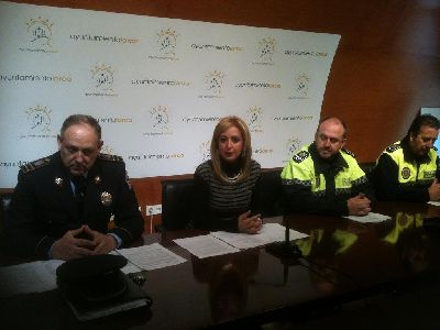 La Polica Local de Lorca incrementa su efectividad en 2012 y detiene a 48 personas ms que en 2011