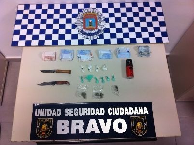 La Polica Local detiene un presunto autor de un delito contra la salud pblica por suministro y venta de droga