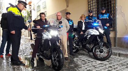 La Polica Local de Lorca mejora su parque mvil con la adquisin de dos nuevas motocicletas de tipo trail caracterizadas por su mayor eficiencia y comodidad