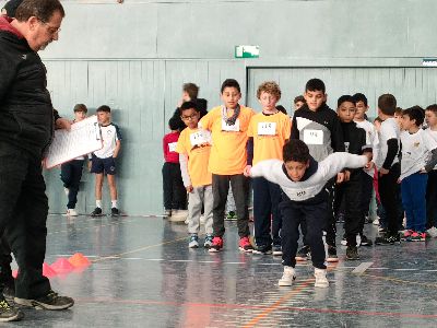 Medio millar de escolares lorquinos participan en la jornada Jugado al atletismo incluida en el programa de deporte escolar
