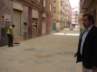 El Ayuntamiento de Lorca suma la Calle Turbinto a la remodelacin integral del barrio de San Cristbal