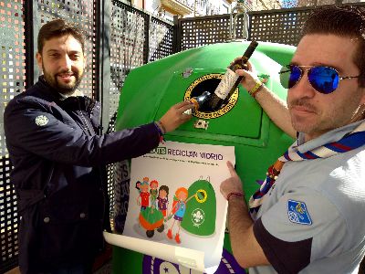 Limusa y el Grupo Scout Ciudad del Sol emprenden en Lorca la campaa ''Scouts Reciclan Vidrio'' para impulsar el reciclaje domstico en el casco antiguo