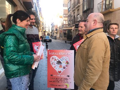 Comprar en los comercios locales para San Valentn puede tener premio con la iniciativa ''En Lorca se celebra el amor'' de la Asociacin Comercial Lorca Centro Histrico