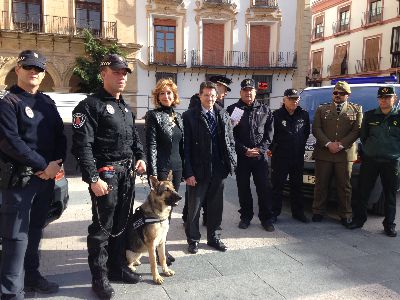 El Ayuntamiento de Lorca crea una Unidad Canina de la Polica Local para colaborar en la prevencin del trfico de drogas