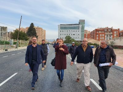 El Ayuntamiento de Lorca abrir al trfico en las prximas semanas el nuevo vial que conecta la Alameda de Cervantes