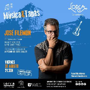 El concierto de Jos Filemn cerrar, este prximo viernes, el programa ''Msica & Tapas'' en el Castillo de Lorca