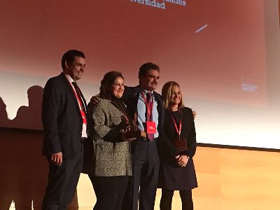 Cruz Roja de la Regin de Murcia concede al Ayuntamiento de Lorca uno de sus Premios por la Inclusin Laboral por haber colaborado en la promocin de oportunidades de empleo