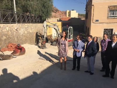 Los 7,5 millones de euros que aporta la Consejera de Fomento para el barrio de San Cristbal permiten que el Ayuntamiento de Lorca reforme 58 calles ms