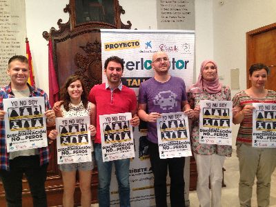 Ayuntamiento de Lorca, Cazalla Intercultural y Obra Social La Caixa ponen en marcha la campaa ''Contra el racismo No hay Peros'' para sensibilizar sobre la discriminacin