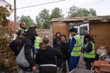 22 voluntarios del proyecto JEA colaboran durante esta semana en la reparacin de 3 viviendas daadas por los terremotos
