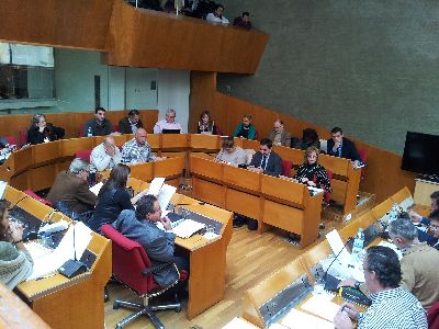 El Pleno del Ayuntamiento de Lorca aprueba el texto del convenio con la CARM para el desarrollo de las actuaciones financiadas por el crdito del Banco Europeo de Inversiones