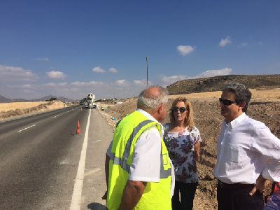 La Consejera de Fomento realiza acciones de conservacin y mejora de la seguridad en carreteras de Lorca
