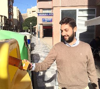 El reciclaje de papel, plstico y vidrio aumenta en Lorca durante los meses de enero y febrero