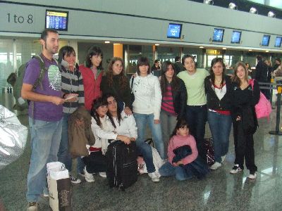 Satisfaccin entre las jvenes lorquinas participantes en el intercambio con Crdoba (Argentina)