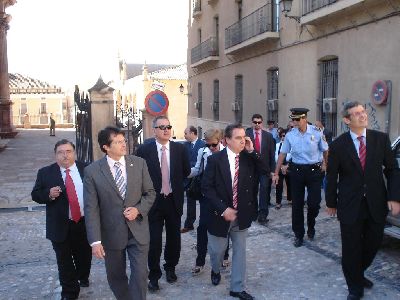 El Alcalde de Lorca apuesta por ubicar el Palacio de Justicia de la ciudad en el mismo lugar en el que se encuentran los juzgados actualmente