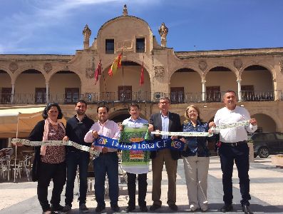 El Alcalde de Lorca apoya a La Hoya Lorca CF en su partido por la permanencia el prximo domingo en el Arts Carrasco