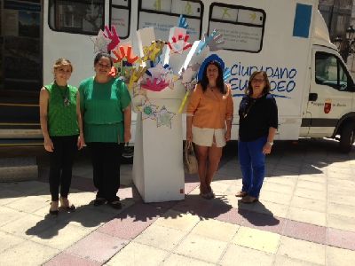 Comienzan las jornadas ''Yo, ciudadano europeo'' organizadas por el Ayuntamiento de Lorca y la Comunidad Autnoma en el Centro Cultural y la Plaza Caldern