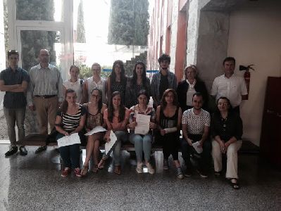 El Ayuntamiento de Lorca reconoce la colaboracin de 16 alumnos de la Universidad de Murcia en las jornadas ''Lorca Resiliente''