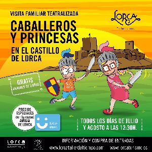 Comienzan las visitas familiares de ''Caballeros y Princesas'' en el Castillo de Lorca