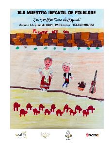 El Teatro Guerra de Lorca acoge la XLII Muestra de folclore infantil ''Carmen Martnez de Miguel''  