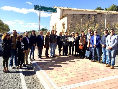 La Avenida Alcalde Jos Lpez Fuentes rinde homenaje al primer alcalde de la Lorca democrtica