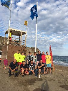 La Cala de Calnegre reedita la Bandera Azul que otorga la Fundacin para la Educacin Ambiental, consolidando la excelencia de las playas de Lorca