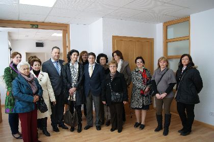El Alcalde visita las instalaciones de la asociacin Alzheimer Lorca, restauradas por TRAGSA tras los terremotos