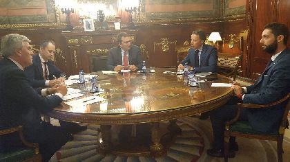 El Alcalde y el Secretario de Estado de Hacienda analizan el convenio por el que el Estado har efectiva una subvencin de 3 millones de euros para proyectos en Lorca
