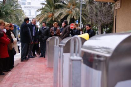El Ayuntamiento de Lorca soterra 136 contenedores en esta legislatura