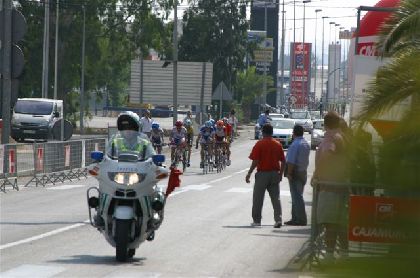 Cortes de trfico con motivo del final de la 1 etapa de  la Vuelta Ciclista a la Regin de Murcia