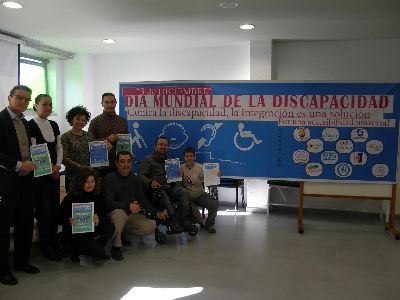 Once ONGs sociosanitarias de Lorca celebran por primera vez el Da Mundial de la Discapacidad