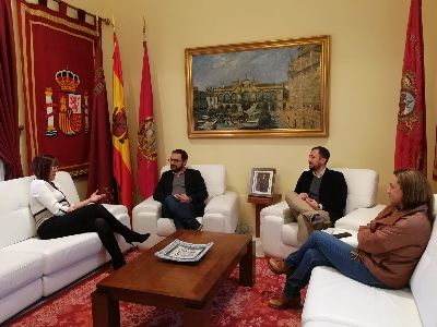 La vicepresidenta de la Regin de Murcia, Isabel Franco, realiza una visita institucional a Lorca con el rechazo a la violencia de gnero como eje central