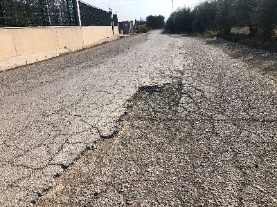 El Ayuntamiento de Lorca acometer mejoras en el camino de Los Condes en Cazalla y en el de Los Canarios en Marchena 
