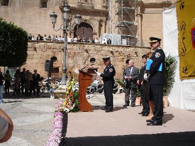 El Alcalde de Lorca distingue a varios agentes de la Polica Local