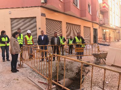 Las obras de renovacin urbana de la calle Los Veras del Barrio de San Cristbal avanzan a buen ritmo y se prev que finalicen en enero