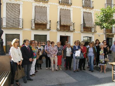El Alcalde de Lorca se suma al minuto de silencio contra la violencia de gnero convocado por la Federacin de Organizaciones de Mujeres del municipio