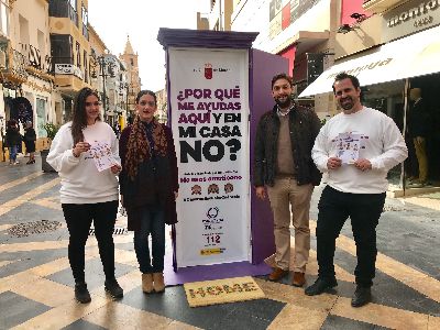 Lorca recibe la campaa de sensibilizacin contra la violencia de gnero ''No seas emoticono'' lanzada por el Gobierno Regional para concienciar a la poblacin 