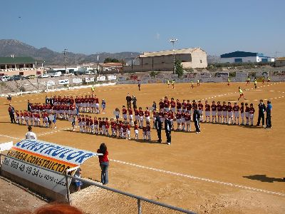 El Alcalde de Lorca inaugura las reformas acometidas en el campo de ftbol de Los Tollos, en la pedana lorquina de La Hoya