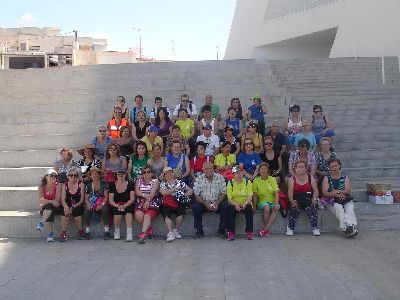 47 personas participan en la ruta senderista de los XXI Encuentros deportivos de la Mujer de Lorca